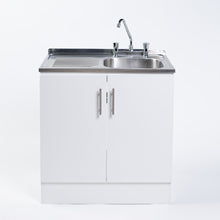 Cargar imagen en el visor de la galería, Kit Lavaplatos 2 Puertas 80 cm Blanco