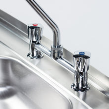 Cargar imagen en el visor de la galería, Kit Lavaplatos 2 Puertas 100 cm Beige