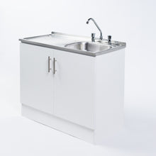 Cargar imagen en el visor de la galería, Kit Lavaplatos 2 Puertas 100 cm Blanco