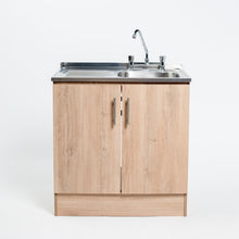 Cargar imagen en el visor de la galería, Kit Lavaplatos 2 Puertas 80 cm Beige