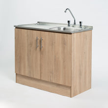 Cargar imagen en el visor de la galería, Kit Lavaplatos 2 Puertas 100 cm Beige