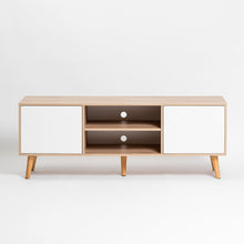 Cargar imagen en el visor de la galería, Rack TV 65 Pulgadas Kanso Jerez-Blanco