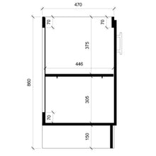 Cargar imagen en el visor de la galería, Base Cocina 1 Puerta Repisa 40 cm