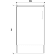 Cargar imagen en el visor de la galería, Base Cocina 1 Puerta Repisa 50 cm