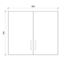 Cargar imagen en el visor de la galería, Mural Cocina 2 Puertas 80 cm