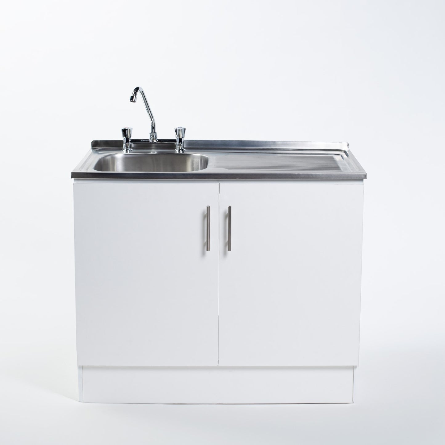 Kit Lavaplatos 2 Puertas 100 cm Blanco