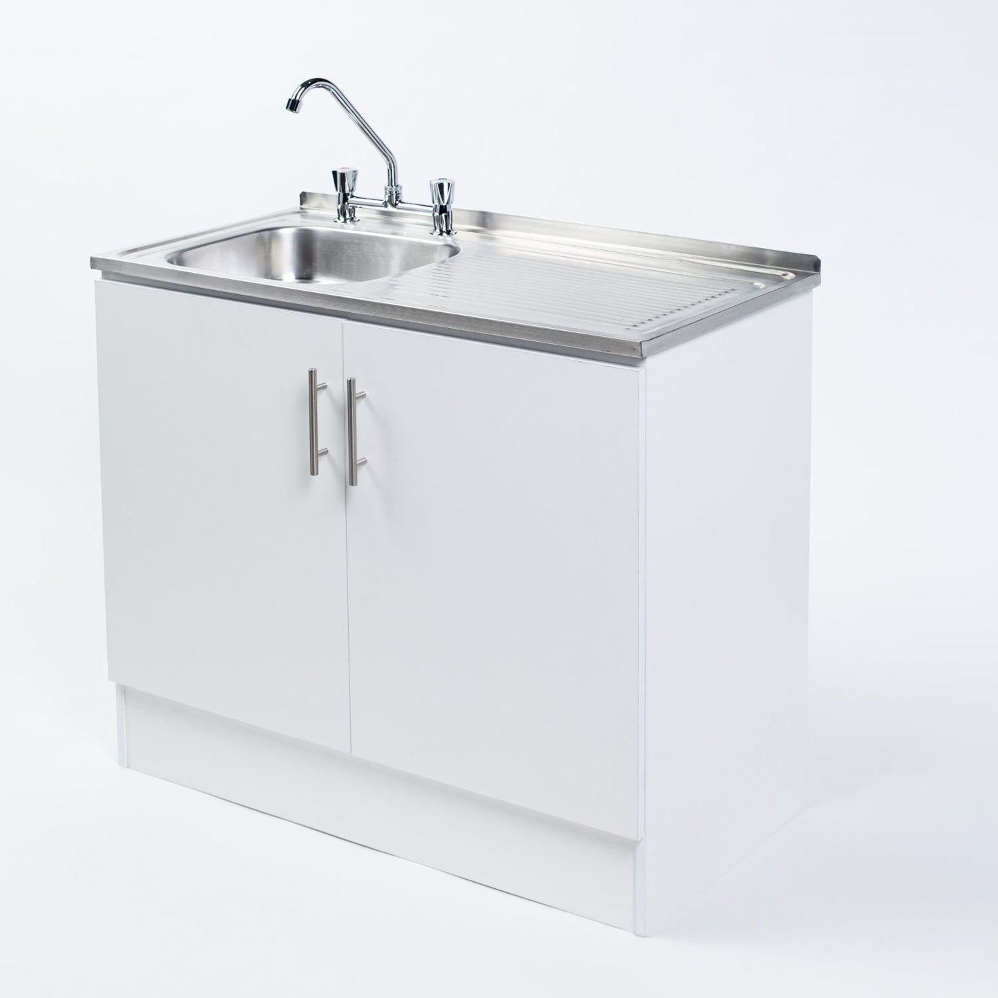 Kit Lavaplatos 2 Puertas 100 cm Blanco