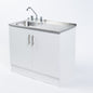 Kit Lavaplatos 2 Puertas 100 cm Blanco