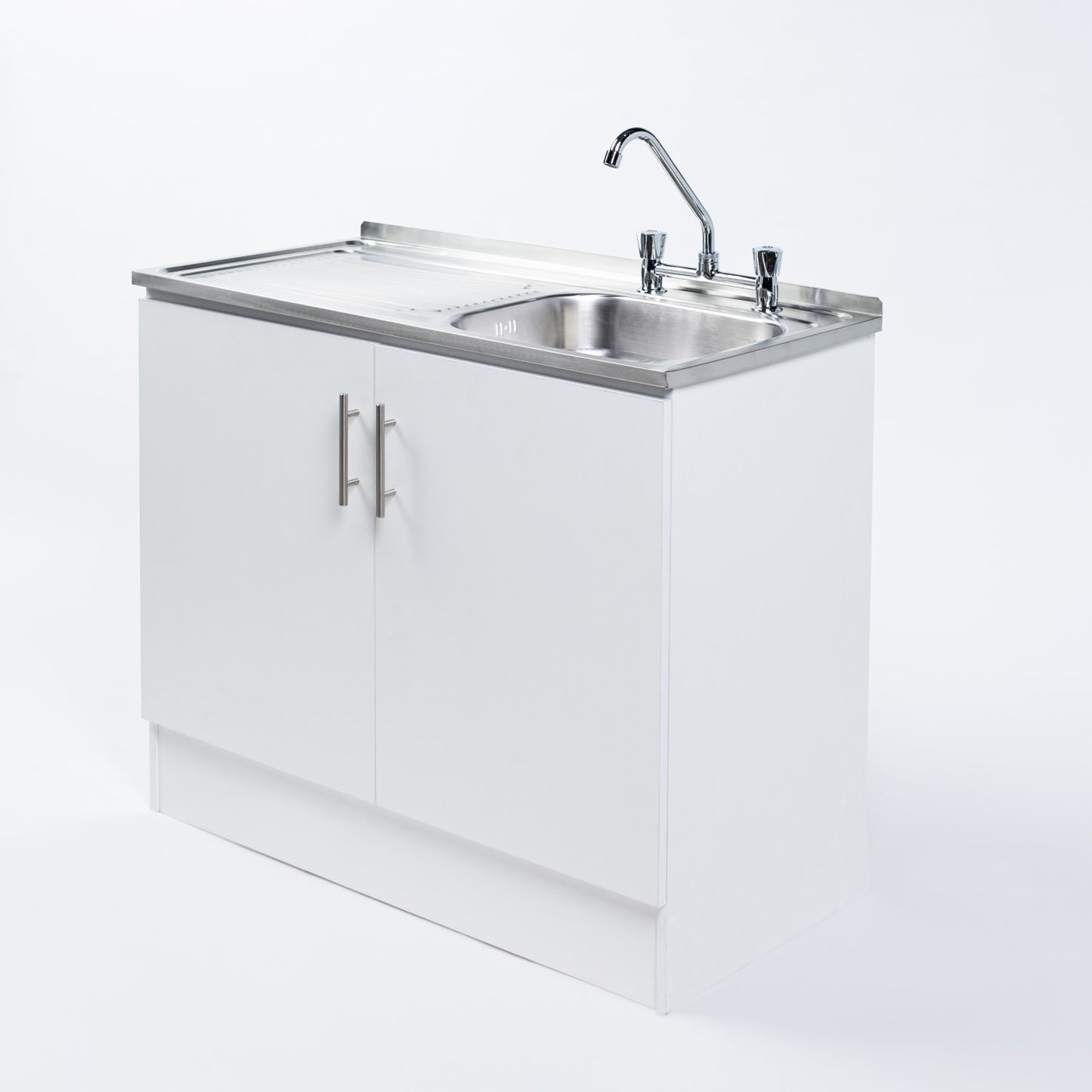 Kit Lavaplatos 2 Puertas 100 cm Blanco