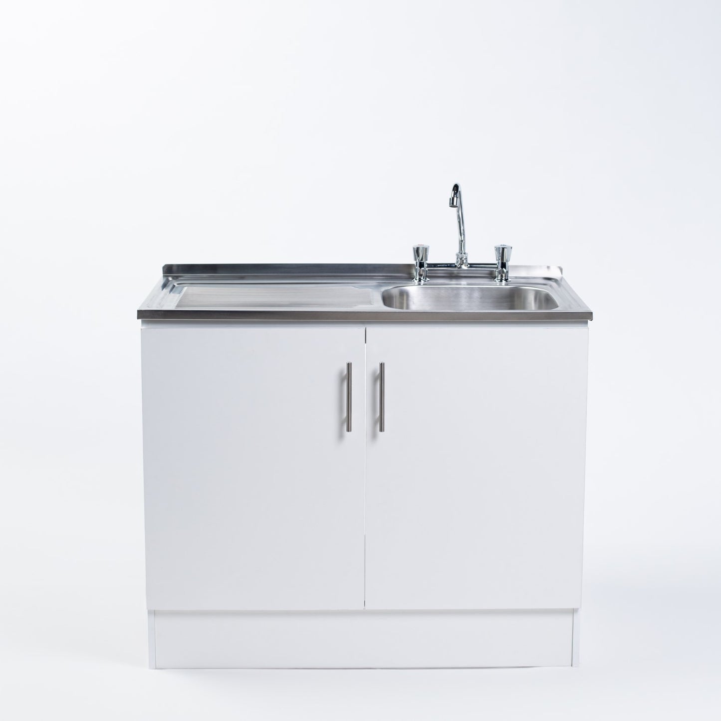 Kit Lavaplatos 2 Puertas 100 cm Blanco