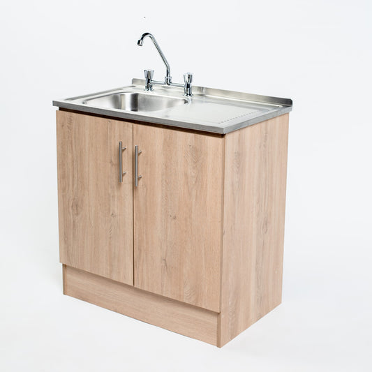Kit Lavaplatos 2 Puertas 80 cm Beige