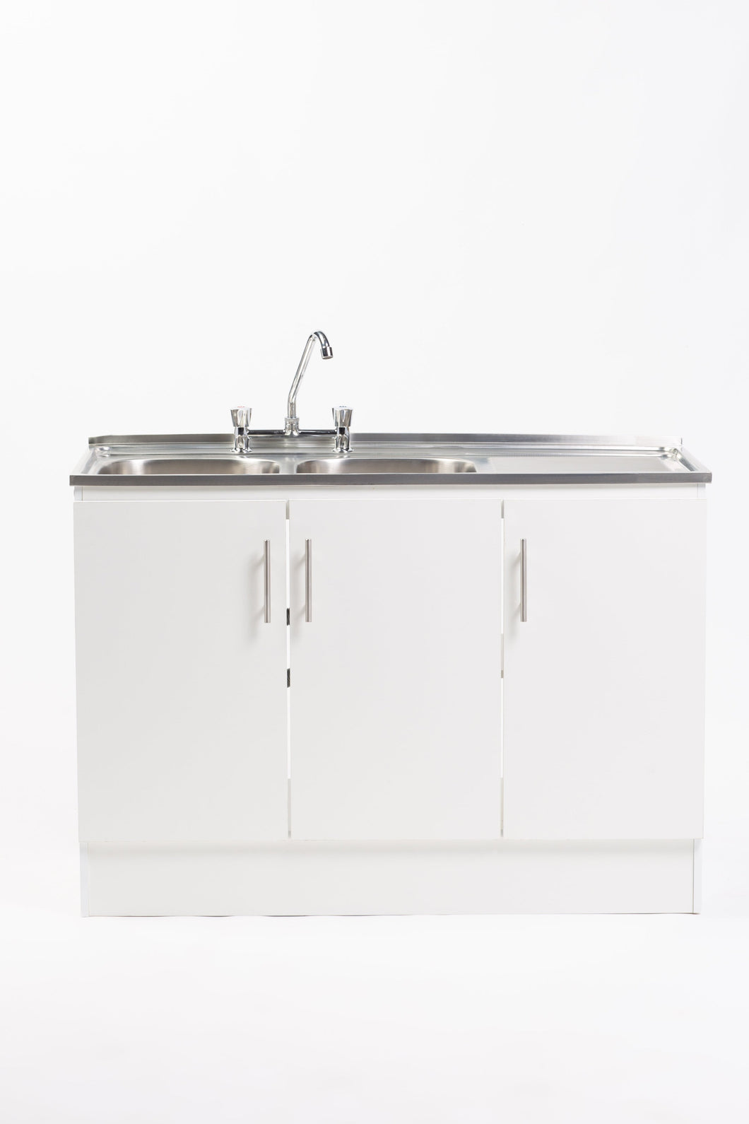 Kit Lavaplatos 3 Puertas 120 cm Blanco