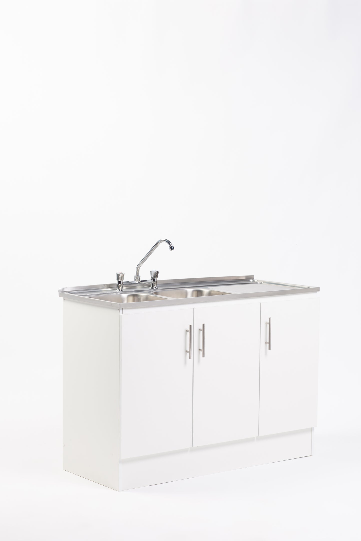 Kit Lavaplatos 3 Puertas 120 cm Blanco