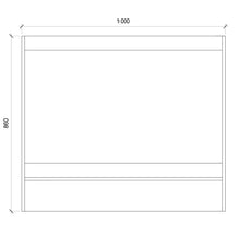 Cargar imagen en el visor de la galería, Base Cocina 2 Puertas Repisa 100 cm
