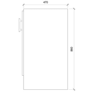 Base Cocina 1 Puerta Repisa 40 cm